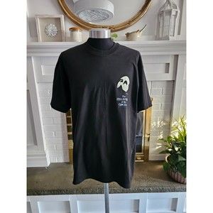 Vintage 1986 The Phantom Of The Opera Glow In The Dark T Shirt Broadway Size XL